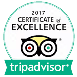 Tripadvisor Certificate of Excellence