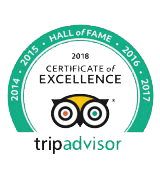 Tripadvisor Certificate of Excellence Hall of Fame